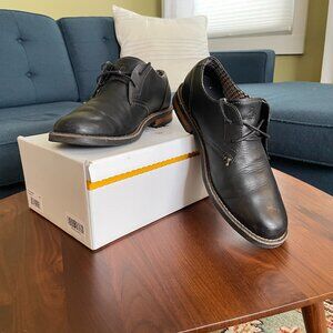 Original Penguin Waylon Black Leather Shoes